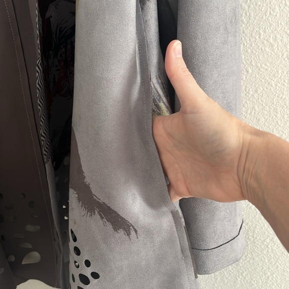 Kamana Floral Watercolor Bird Print Boho Jacket Size M - Picture 6 of 9